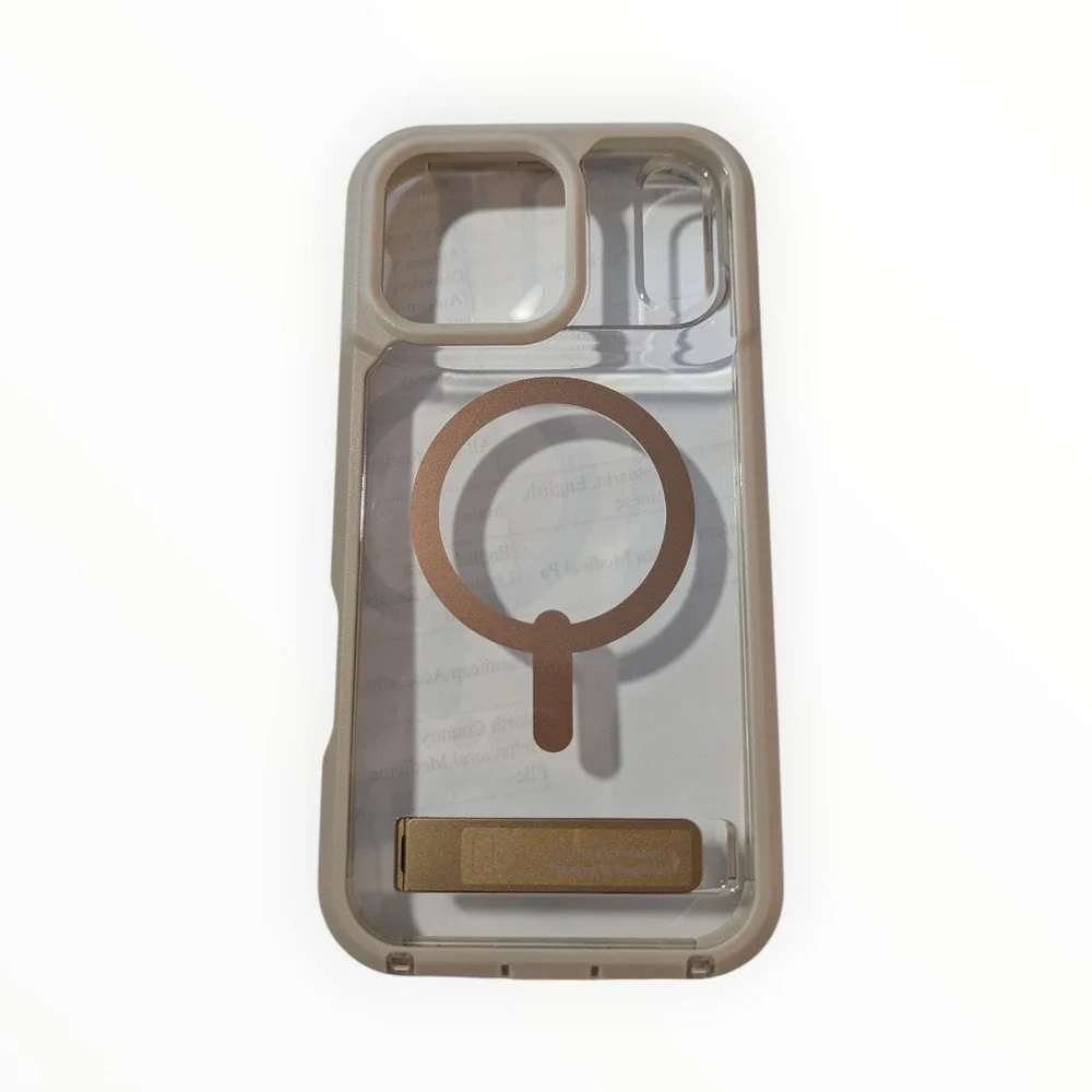 X2-O ZAGG Rainier Ultimate Protection Kickstand Case iPhone 17 Pro Max Sandstone
